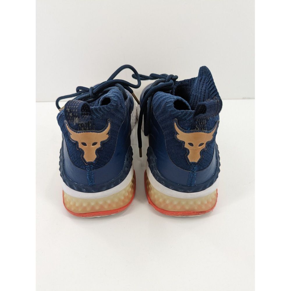 Under Armour Project Rock 1 Navy Blue Marine Training Shoes, Men's 12.5 - Picture 5 of 13